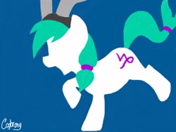 Size: 2048x1536 | Tagged: safe, artist:thebrokencog, earth pony, capricorn, male, ponyscopes, solo, zodiac