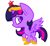 Size: 589x545 | Tagged: safe, artist:le-poofe, derpibooru import, twilight sparkle, twilight sparkle (alicorn), alicorn, pony, chibi, female, mare, solo