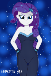 Size: 1024x1528 | Tagged: safe, artist:danielitamlp, rarity, better together, equestria girls, the other side, clothes, female, looking at you, smiling, solo