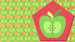 Size: 3840x2160 | Tagged: safe, artist:perplexedpegasus, derpibooru import, big macintosh, cutie mark, vector, wallpaper