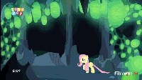 Size: 200x112 | Tagged: safe, edit, edited screencap, screencap, discord, fluttershy, draconequus, pegasus, pony, to where and back again, animated, crying flutterlings, female, gameloft, gif for breezies, male, mare, picture for breezies