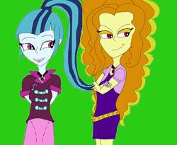 Size: 1280x1048 | Tagged: safe, artist:ponysloud99, adagio dazzle, sonata dusk, equestria girls, dazzle-eds, ed edd n eddy, reference