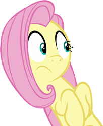 Size: 10124x12405 | Tagged: safe, artist:cyanlightning, fluttershy, pegasus, pony, .svg available, absurd resolution, simple background, solo, transparent background, vector