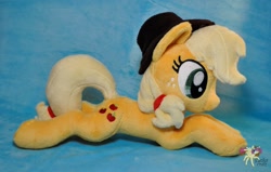 Size: 1024x653 | Tagged: safe, artist:ketika, applejack, irl, photo, plushie, prone, solo