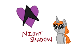 Size: 563x340 | Tagged: safe, artist:nightshadowmlp, derpibooru import, oc, oc:night shadow, unicorn, cutie mark, solo, wallpaper