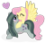 Size: 890x860 | Tagged: safe, artist:unoriginai, fluttershy, marble pie, pegasus, pony, cute, female, lesbian, magical lesbian spawn, marbleshy, offspring, pregnant, shipping, simple background, story included, transparent background