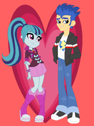 Size: 470x630 | Tagged: safe, artist:jamessentry, flash sentry, sonata dusk, equestria girls, female, male, senata, shipping, straight