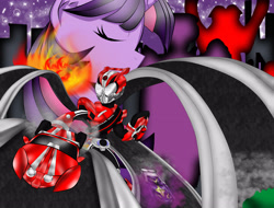 Size: 3298x2507 | Tagged: safe, artist:fourze-pony, derpibooru import, twilight sparkle, car, city, cityscape, comic, coming soon, crossover, drive, fire, kamen rider, kamen rider drive, night, ponified, road, smoke, tokusatsu