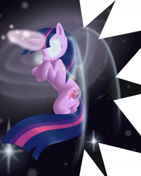 Size: 1293x1612 | Tagged: safe, artist:novacuity, derpibooru import, twilight sparkle, glowing eyes, magic, solo