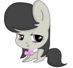 Size: 1650x1536 | Tagged: safe, artist:wisterya, octavia melody, earth pony, pony, chibi, female, simple background, solo, transparent background