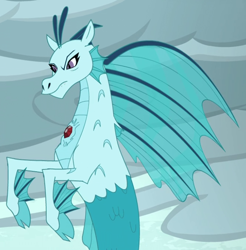 Size: 660x670 | Tagged: safe, screencap, sonata dusk, siren, season 7, shadow play, cropped, solo