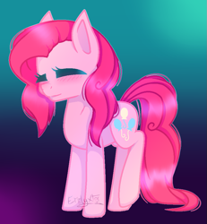 Size: 841x911 | Tagged: safe, artist:emilyxter, pinkie pie, earth pony, pony, female, mare, solo