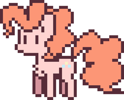 Size: 420x340 | Tagged: safe, artist:nobody, pinkie pie, earth pony, pony, pixel art, simple background, solo, white background