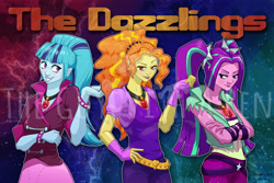 Size: 2700x1800 | Tagged: safe, artist:tadpoledraws, adagio dazzle, aria blaze, sonata dusk, equestria girls, obtrusive watermark, the dazzlings, watermark