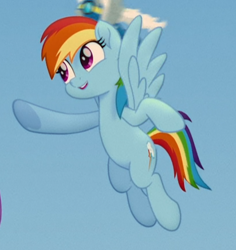 Size: 412x437 | Tagged: safe, derpibooru import, screencap, rainbow dash, pegasus, pony, my little pony: the movie, cropped, flying, solo, wings