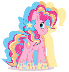 Size: 1216x1280 | Tagged: safe, artist:eivilpotter, pinkie pie, earth pony, pony, rainbow power, simple background, solo, white background