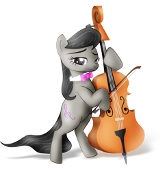 Size: 3411x3500 | Tagged: safe, artist:nicolaykoriagin, octavia melody, earth pony, pony, cello, musical instrument, simple background, transparent background, vector