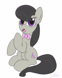 Size: 2000x2500 | Tagged: safe, artist:givenheart, octavia melody, earth pony, pony, female, mare, simple background, solo, white background