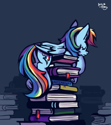 Size: 2300x2600 | Tagged: safe, artist:amy-gamy, derpibooru import, rainbow dash, pegasus, pony, book, cute, cyrillic, dashabetes, ear fluff, eyes closed, female, high res, mare, prone, russian, sleeping, solo