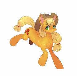 Size: 3543x3507 | Tagged: safe, artist:fengmo, applejack, earth pony, pony, female, mare, pixiv, solo