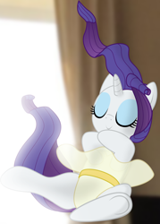 Size: 1920x2681 | Tagged: safe, artist:eagle1division, rarity, pony, unicorn, ballerina, clothes, crossed arms, crossed hooves, cute, eyes closed, falling, freefall, ponified animal photo, rarara, raribetes, raririna, smiling, solo, spread legs, spreading, tutu, vector, windswept hair, windswept mane, windswept tail
