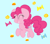 Size: 2280x2024 | Tagged: safe, artist:andreathehedgehog0, pinkie pie, earth pony, pony, candy, eyes closed, food, grin, smiling, solo