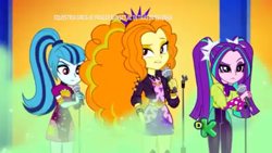 Size: 960x540 | Tagged: safe, screencap, adagio dazzle, aria blaze, sonata dusk, better together, equestria girls, sunset's backstage pass!, the dazzlings