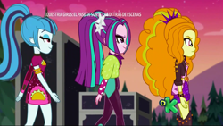 Size: 1920x1080 | Tagged: safe, screencap, adagio dazzle, aria blaze, sonata dusk, better together, equestria girls, sunset's backstage pass!, discovery kids, spanish, the dazzlings