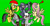 Size: 1212x633 | Tagged: safe, artist:tay-houby, daring do, fluttershy, oc, oc:tay, oc:vladimir, pegasus, pony, brayan, christmas, holly, holly mistaken for mistletoe