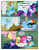 Size: 612x792 | Tagged: safe, artist:newbiespud, derpibooru import, edit, edited screencap, screencap, applejack, fluttershy, pinkie pie, rainbow dash, rarity, twilight sparkle, unicorn twilight, earth pony, pegasus, pony, unicorn, comic:friendship is dragons, the mysterious mare do well, angry, comic, dialogue, exclamation point, female, flying, frown, glare, grin, implied discord, interrobang, mane six, mare, messy mane, missing accessory, nervous, question mark, raised hoof, screencap comic, sitting, smiling, sunglasses, surprised