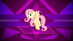 Size: 3840x2160 | Tagged: safe, artist:gratlofatic, artist:laszlvfx, derpibooru import, edit, fluttershy, pegasus, pony, 4k, cute, female, mare, shyabetes, smiling, solo, wallpaper, wallpaper edit