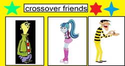 Size: 1073x569 | Tagged: safe, artist:rainbow15s, sonata dusk, equestria girls, averell dalton, ed, ed edd n eddy, lucky luke