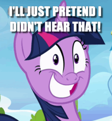 Size: 356x384 | Tagged: safe, derpibooru import, edit, edited screencap, screencap, rainbow dash, twilight sparkle, twilight sparkle (alicorn), alicorn, pegasus, pony, top bolt, caption, cropped, faic, image macro, shocked, solo focus, text