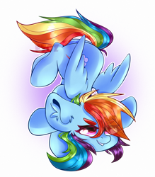 Size: 2100x2400 | Tagged: safe, artist:etoz, derpibooru import, rainbow dash, pegasus, pony, cute, dashabetes, ear fluff, eye clipping through hair, eyebrows visible through hair, female, high res, mare, simple background, smiling, solo, white background