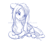 Size: 800x684 | Tagged: safe, artist:sverre93, fluttershy, pegasus, pony, floppy ears, looking away, monochrome, pouting, prone, simple background, solo, unshorn fetlocks, watermark, white background