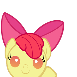 Size: 3000x3000 | Tagged: safe, artist:beavernator, apple bloom, pony, baby, baby pony, foal, simple background, solo, transparent background, vector