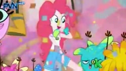 Size: 426x240 | Tagged: safe, screencap, pinkie pie, equestria girls, legend of everfree, discovery kids