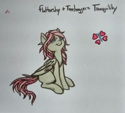 Size: 1538x1385 | Tagged: safe, artist:hippykat13, fluttershy, tree hugger, cute, fusion, solo, traditional art