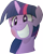 Size: 4397x5525 | Tagged: safe, artist:gray-gold, artist:sunibee, derpibooru import, edit, twilight sparkle, absurd resolution, big grin, cute, female, grin, mare, simple background, solo, squee, transparent background, twiabetes, vector