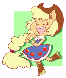 Size: 530x632 | Tagged: safe, artist:typhwosion, applejack, equestria girls, simple background, solo, transparent background