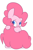 Size: 1268x1920 | Tagged: safe, artist:mr-degration, pinkie pie, earth pony, pony, cute, diapinkes, eye clipping through hair, hiding behind tail, shy, simple background, solo, white background