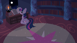 Size: 1200x675 | Tagged: safe, artist:1trick, derpibooru import, twilight sparkle, twilight sparkle (alicorn), alicorn, pony, candle, comic, female, mare, reading, solo