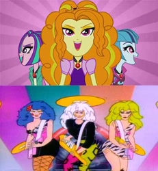 Size: 434x470 | Tagged: safe, screencap, adagio dazzle, aria blaze, sonata dusk, equestria girls, rainbow rocks, female, gem, jem and the holograms, pizzazz, roxy, siren gem, stormer, the dazzlings, the misfits