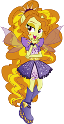 Size: 3000x5761 | Tagged: safe, artist:theshadowstone, adagio dazzle, equestria girls, rainbow rocks, female, ponied up, simple background, transparent background, vector