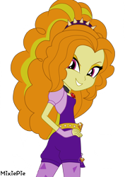 Size: 3000x4239 | Tagged: safe, artist:mixiepie, adagio dazzle, equestria girls, rainbow rocks, ass, female, gem, simple background, siren gem, solo, transparent background, vector