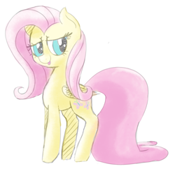 Size: 1117x1094 | Tagged: safe, artist:mang, fluttershy, pegasus, pony, female, mare, simple background, solo