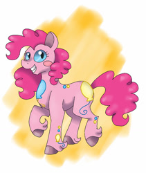 Size: 1232x1463 | Tagged: safe, artist:sweetheart-arts, pinkie pie, earth pony, pony, pokémon, solo, unshorn fetlocks