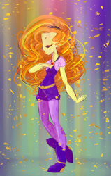 Size: 636x1000 | Tagged: dead source, safe, artist:yuji8sushi, adagio dazzle, equestria girls, rainbow rocks, abstract background, eyes closed, solo