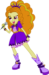 Size: 2280x3480 | Tagged: safe, artist:mit-boy, adagio dazzle, equestria girls, rainbow rocks, .svg available, microphone, solo