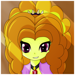 Size: 1500x1500 | Tagged: safe, artist:an-m, adagio dazzle, equestria girls, rainbow rocks, adoragio, chibi, cute, solo